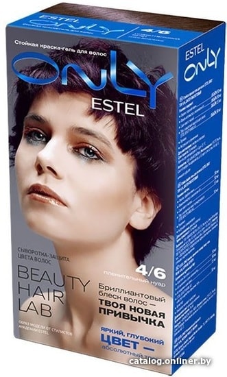 

Крем-краска для волос Estel ONLY 4/6 шатен фиолетовый