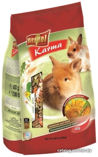 

Корм для грызунов Vitapol Karma для кроликов 400 г