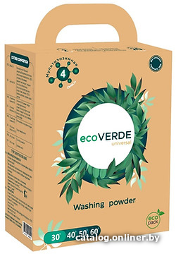 

Стиральный порошок ecoVERDE Universal 2 кг
