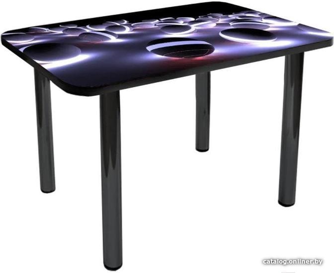 

Кухонный стол Solt №53 120x80 (кромка черная/ноги черные)