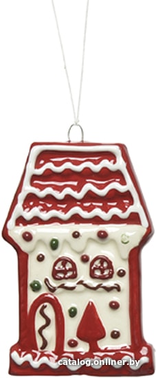 

Елочная игрушка Albero Di Natale Пряничный домик 1х5х8 см 630274-1