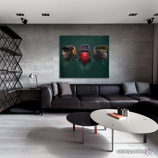 

Модульная картина Citydecor Gangster Monkey 2.90 60x70 см