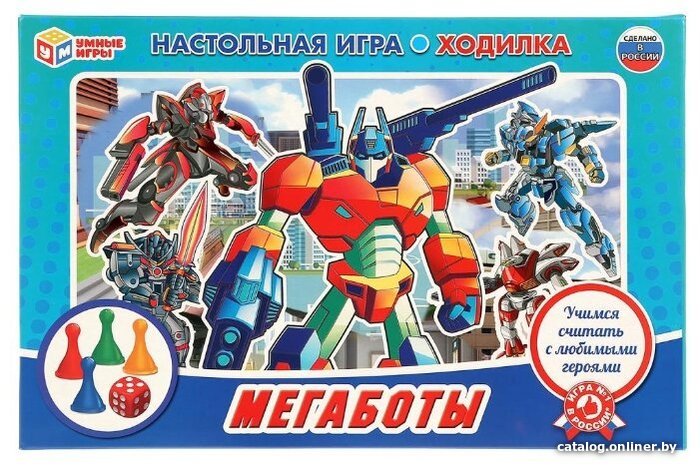 

Детская настольная игра Умные игры Мегаботы 4603734044157