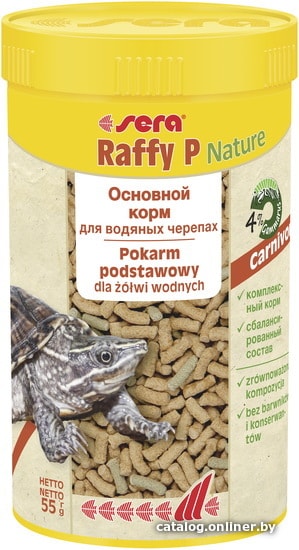 

Сухой корм Sera Raffy P Nature 55 г