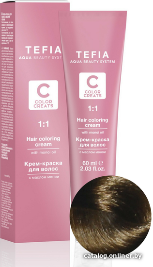 

Крем-краска для волос Tefia Color Creats 8/8 (светлый блондин шоколад)