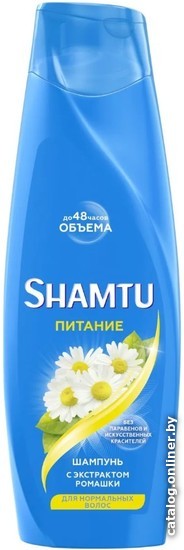 

Шампунь Shamtu Питание с экстрактом ромашки для нормальных волос 360 мл