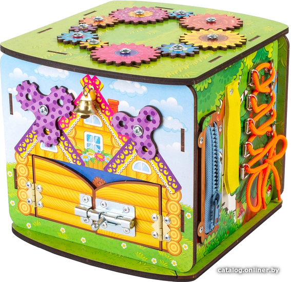 

Бизиборд WoodLand Toys Куб в гостях у Вудликов 112400