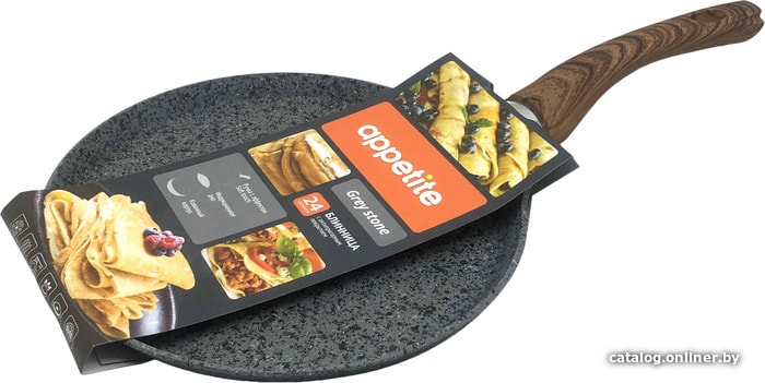

Блинная сковорода Appetite Grey Stone GR6241