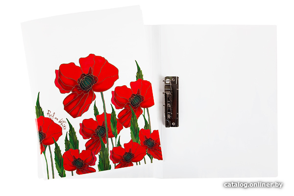 

Папка для бумаг Hatber Red on White AC4_11104