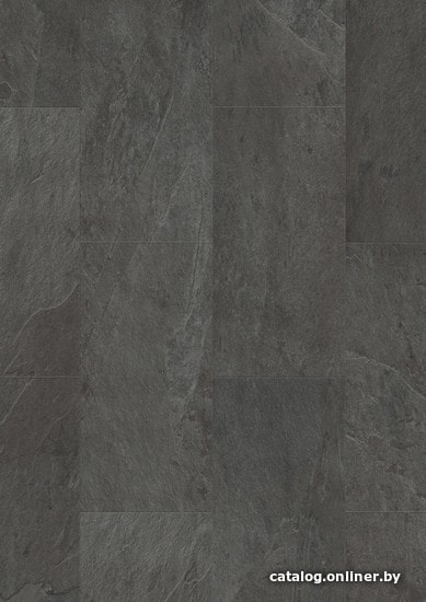 

Виниловый пол Quick-Step Ambient Glue Plus Черный сланец AMGP40035