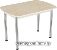 

Кухонный стол ВВР Пластиковый 110x70 (аламбра/подстолье прямое белый)