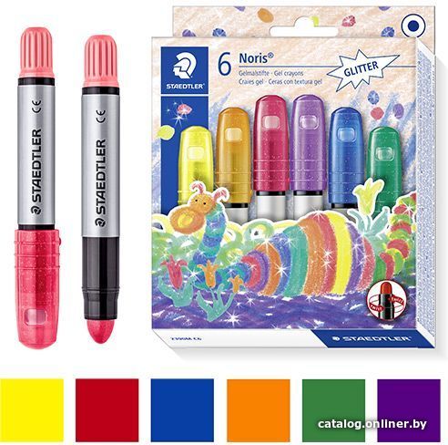 

Гелевые мелки Staedtler 2390M C6 (6 цв.)