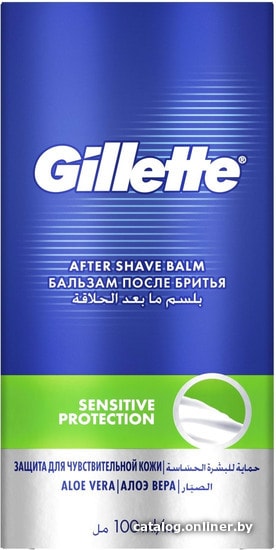 

Бальзам после бритья Gillette TGS Sensitive Skin с алоэ вера (100 мл)