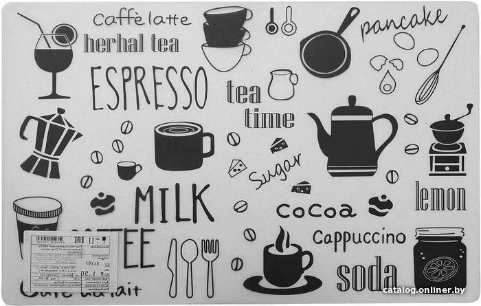 

Сервировочная салфетка AksHome Freewill Espresso (черный)