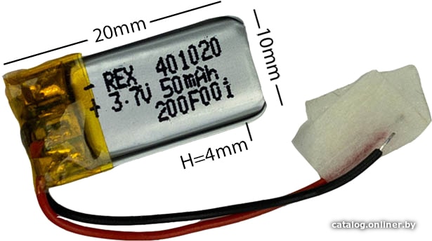 

Аккумулятор Bebat 401020 со шлейфом 2pin
