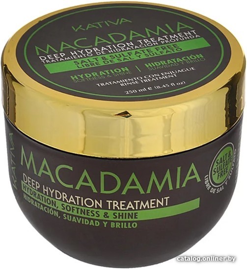 

Маска Kativa Macadamia Интенсивно увлажняющая 250 мл