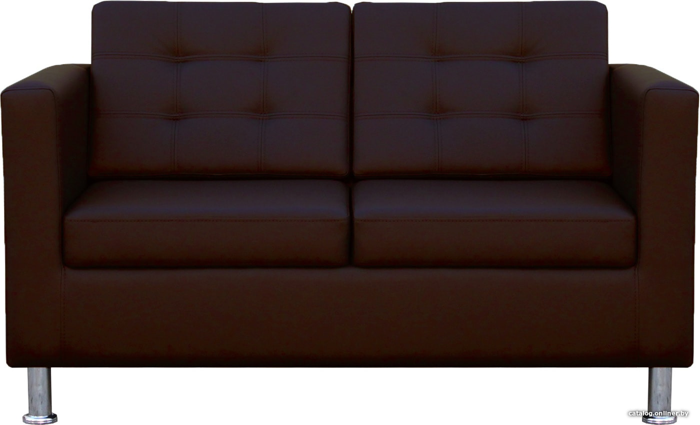 диван двухместный экокожа pmc мебель
