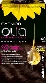 

Крем-краска для волос Garnier Olia 4.0 шатен