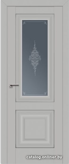 

Межкомнатная дверь ProfilDoors 28U 80x200 (манхэттен/мателюкс графит кристалл серебро)