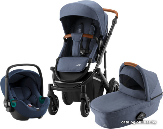 

Универсальная коляска Britax Romer Smile III BS3 i-size 3 в 1 (Indigo Blue)