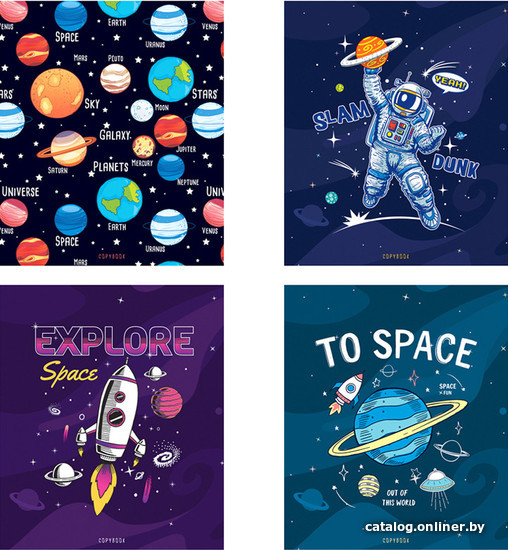 

Общая тетрадь ArtSpace клетка Космос. Space missione Т48к_29770 (48 л)