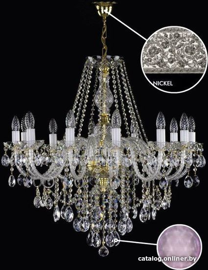 

Подвесная люстра ArtGlass Adelaide Xii. Arms 280 Nickel Sp - 1006