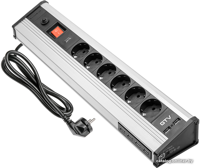 

Удлинитель GTV Multi AE-PBMUL6S6U-53