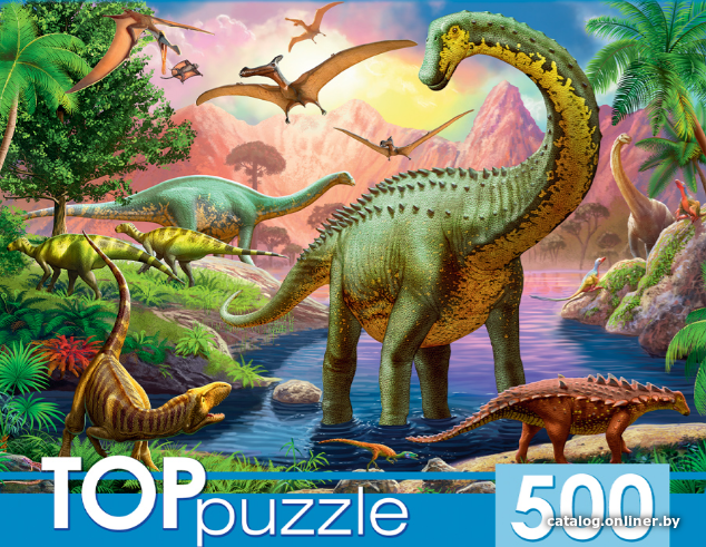 

Пазл Top Puzzle Top Мир динозавров