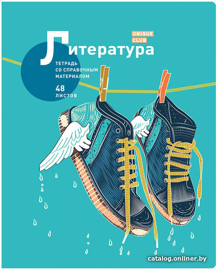

Тетрадь предметная BG Unique Club. Литература ТП5ск48_лм_вл 10717 (48 л)