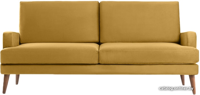 

Диван Divan Хевит Barhat Yellow (велюр evita umber, желтый)