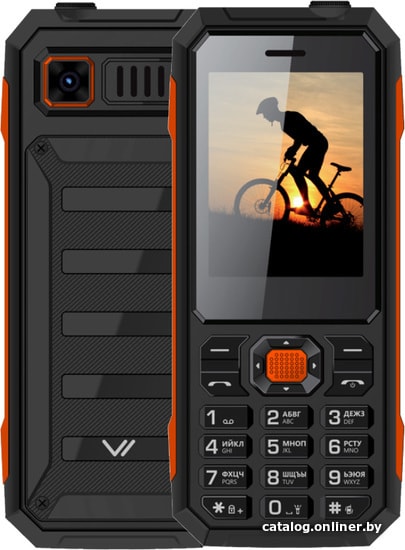

Кнопочный телефон Vertex K208 (черный)