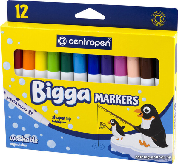 

Фломастеры Centropen Bigga Markers 776501201 (12 шт)