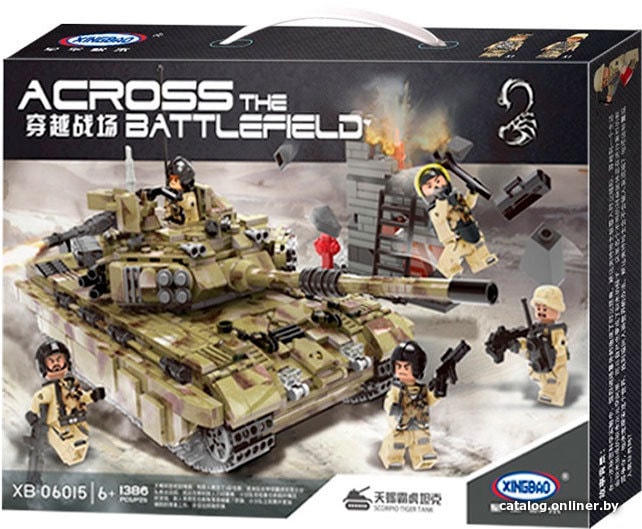 

Конструктор XingBao XB-06015 Военный танк "Тигр"