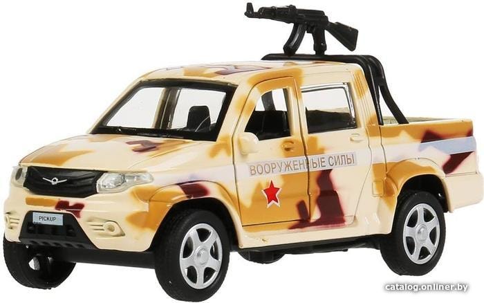 

Пикап Технопарк Uaz Pickup Военный с Пулеметом PICKUP-12MIL-ARMBN