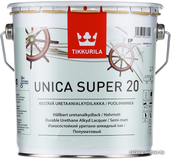 

Лак Tikkurila Unica Super 9 л