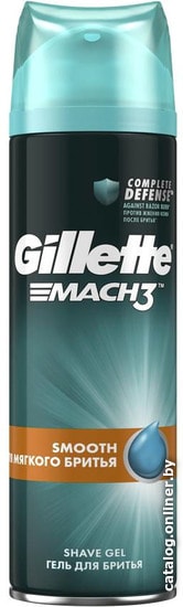 

Гель для бритья Gillette Mach3 для мягкого бритья (200 мл)