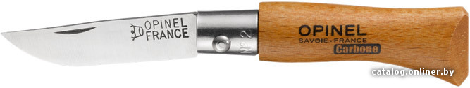 

Складной нож Opinel N°2 углеродистая сталь (бук)
