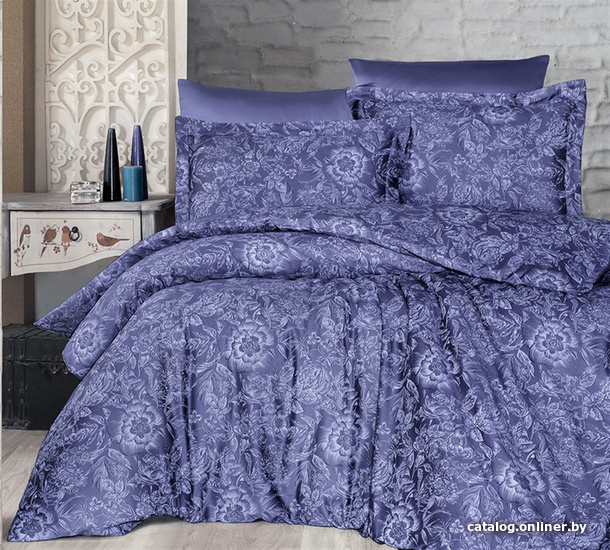 

Постельное белье Karven N021 Advina Indigo (евро)