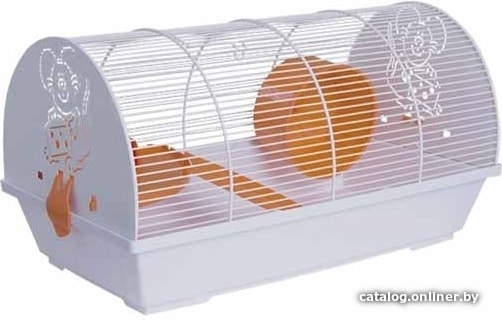 

Клетка Voltrega Jaula Hamster Ruso 118 (белый/оранжевый)