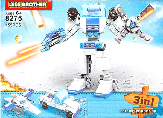 

Конструктор Lele Brother Creator 3 in 1 8275 Робот