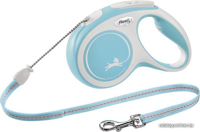 

Поводок-рулетка Flexi New Comfort M Cord 5 м (голубой)