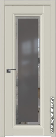 

Межкомнатная дверь ProfilDoors 2.101U 60x200 (магнолия сатинат, стекло square графит)