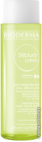 

Bioderma Лосьон Sebium Lotion для жирной и комбинированной кожи 200 мл