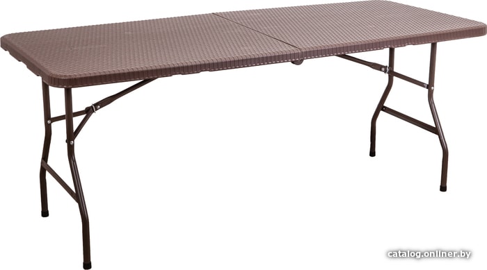 

Стол Aks Home 180x75.5x73 69987 (коричневый, имитация ротанга)