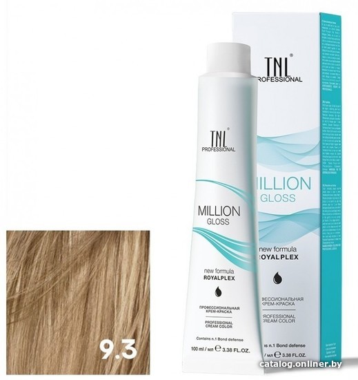 

Крем-краска для волос TNL Professional Million Gloss 9.3 100 мл