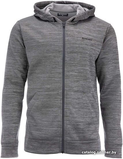 

Толстовка Simms Challenger Hoody - Full Zip '21 (L, steel heather)