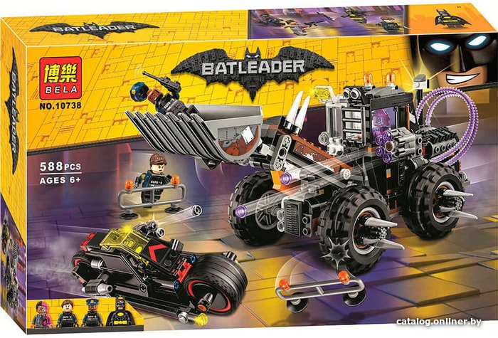 

Конструктор Bela Batleader 10738 Разрушительное нападение Двуликого