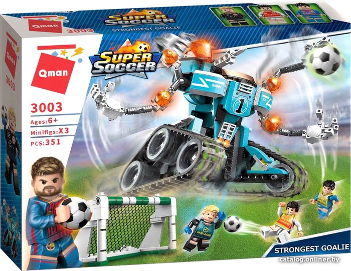 

Конструктор Qman Super Soccer 3003 Strongest Goalie