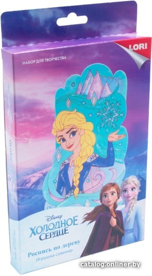 

Набор для создания поделок/игрушек Lori Роспись по дереву. Disney Эльза Фнд-013