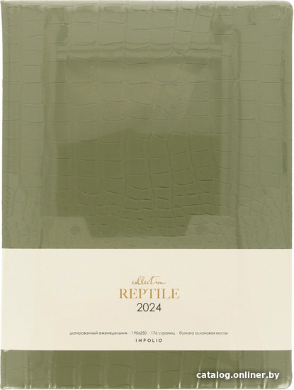 

Ежедневник InFolio Reptile 2024 I1441/green (зеленый)